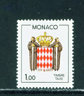 MONACO  -  1985 Postage Due 1f Never Hinged Mint - Impuesto