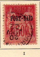 Port-Said (1899) -   50 C. Timbres De France Surcharge -  Type I -  Oblitere - - Oblitérés