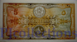 AFGHANISTAN 5 AFGHANIS 1926/28 PICK 6 AUNC GOOD SERIAL NUMBER "217217" - Afghanistan