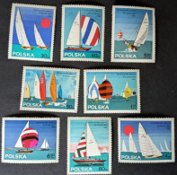 Pologne Polska  Série Complète  8 Timbres Voiliers Bateaux N° 440 à 447** - Neufs