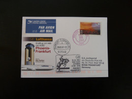 Premier Vol First Flight Phoenix Frankfurt Airbus A340 Lufthansa 2001 - Cartas & Documentos