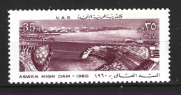 EGYPTE. N°473 De 1960. Barrage D'Assouan. - Agua