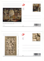 2007 - 3 Cartes - Europa - Oeuvres D'art De L'exposition Europalia. - Cartes Souvenir – Emissions Communes [HK]