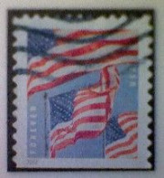 United States, Scott #5658, Used(o) Booklet, 2022, Flag Definitive, (58¢) Forever - Gebraucht