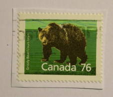 CANADA 1989 Ours Brun Grizzly  Ursus Arctos Horribilis  Oblitéré - Gebruikt