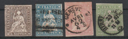 Svizzera 1904 - Helvetia Non Dentellati - Usados