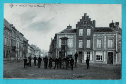 * Ronse - Renaix (Oost Vlaanderen) * (SBP, Nr 4) Place De Malander, Animée Draperies Confections De Busschere Vandeputte - Ronse