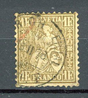 V-3 Suisse N° 41 Oblitéré à 10 % De La Cote      A Saisir !!! - Used Stamps