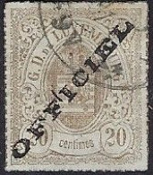 Luxembourg - Luxemburg - Timbres - Armoires   1875     20C.   °   Officiel   Michel 5 I A - 1859-1880 Wappen & Heraldik