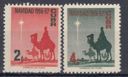 CUBA 514-515,unused,Christmas 1956 (**) - Unused Stamps