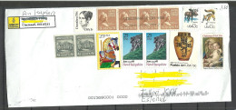 USA 2023 Cover To ESTONIA With Many Interesting Stamps - Covers & Documents