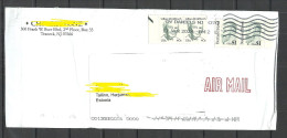 USA 2023 Cover To ESTONIA O DV Daniels NY Lilian M. Gilbreth & Bernard Revel - Storia Postale
