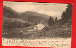 XZH-18  Baulmes Chalet De La Jougnenaz  Alpage  Circulé 1904 Dos Simple - Baulmes