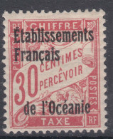 Oceania Oceanie 1926 Timbres-taxe Yvert#4 Mint Hinged (avec Charniere) - Nuovi