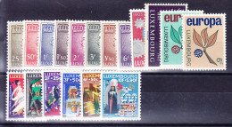 LUXEMBOURG ANNEE COMPLETE 1965 ** MNH,  (8B920) - Années Complètes