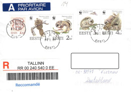 ESTONIA - REGISTERED AIRMAIL 2003 - NIERNAU/DE / 4618 - Estland