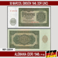 C2531# DDR 1948. 50 Marcos. Emisión 1948 (UNC) P-14b - 50 Deutsche Mark