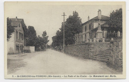 SAINT CERGUES HTE SAVOIE LA POSTE ET LES ECOLES - Saint-Cergues