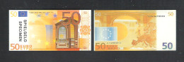 BANKBILJET 50 EURO - SPEELGELD  - 8 Cm X 4 Cm  (BB 31) - [ 8] Vals En Specimen