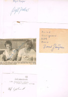 JEUX OLYMPIQUES - AUTOGRAPHES DE MEDAILLES OLYMPIQUES - CONCURRENTS D'ALLEMAGNE DE L'EST - - Authographs