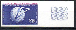 092 - FRANC-MAÇONNERIE (MASONIC) : Grand Orient De France : 1973 - Non Dentelé Et Bord De Feuille. ** - Franc-Maçonnerie