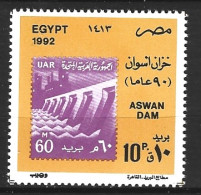 EGYPTE. N°1464 De 1992. Barrage D'Assouan. - Eau