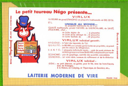 Buvard & Blotting Paper : Le Petit Taureau NEGO VIRLUX Beurre Naturel Laiterie Moderne De Vire - Dairy