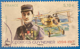 France 2017 : Georges Guynemer, Pilote Français N° 81 Oblitéré - 1960-.... Usati