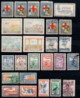 GREECE 1915-1933 - Short Collection Of Charity And Air Stamps MLH*/MH* - Unused Stamps