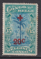 Timbre Neuf** Du Congo Belge De 1918 N°74 MLH - Neufs