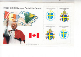 CANADA  1984 - Erinnofilia (Viaggio In Canada Di Giovanni Paolo II) - Stamped Labels (ATM) - Stic'n'Tic