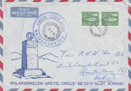 Polen 1973, Letter Arctic Circle Send To Netherland - Storia Postale