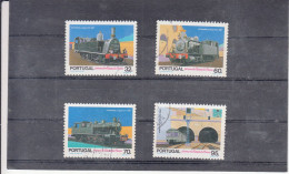 Portugal, 100 Anos Da Estação Do Rossio, 1990, Mundifil Nº 1972 A 1975 Used - Oblitérés