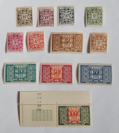 N° 29 à 39       Série De 1946-57  - Neufs Sans Charnières - MNH - Série Complète - Impuesto