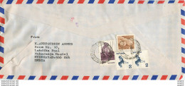 Lettre Cover Inde India University Iowa - Storia Postale