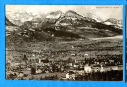 NY1129, Schwyz Und Des Alpen, E. Goetz, 3115, Circulée  Bewachungs Detachement Seowen - Schwytz