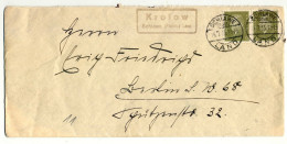 Landpoststempel Krolow, Schlawe (Pomm.) Land 1933 - Omslagen