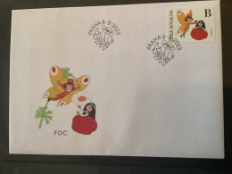 FDC 2023 Poppy La Poupée Et Emanuel Le Papillon Dolly And Butterfly - FDC