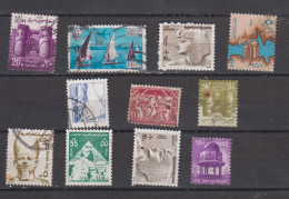 EGYPTE ° LOT DE 11  TIMBRES OBLITERES DIFFERENTS - Other & Unclassified