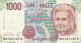 BANCONOTA ITALIA MONTESSORI 1000 EF (MK809 - 1000 Lire