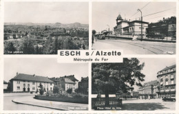 LUXEMBOURG : Esch S / Alzette (Métropole Du Fer) -  Multi-vues : Gar, Vue Générale, Cités Ouvrières, Place - Esch-Alzette