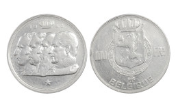 BELGIO !!! 100 FRANCS 1948 BELGIQUE IN ARGENTO KM# 138 - 100 Francs