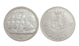 BELGIO !!! 100 FRANCS 1949 BELGIE IN ARGENTO KM# 139 - 100 Francs