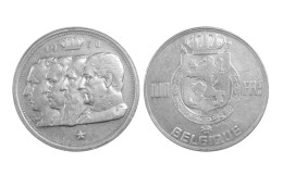 BELGIO !!! 100 FRANCS 1950 BELGIQUE IN ARGENTO KM# 138 - 100 Franc
