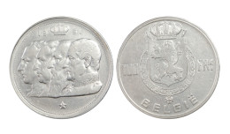 BELGIO !!! 100 FRANCS 1951 BELGIE IN ARGENTO KM# 139 - 100 Francs