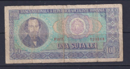 ROMANIA - 1966 100 Lei Circulated Banknote - Romania