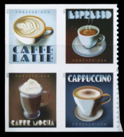 Etats-Unis / United States (Scott No.5572a - Espresso Drinks) [**] Left Side Bloc Of BK - Ungebraucht