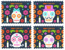 Etats-Unis / United States (Scott No.5640-43 - Day Of The Dead) [**] Set Of 4 - Ungebraucht