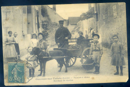 Cpa Du 45 Ouzouer Sur Trézée - Voitures à Chiens - Marchand De Charbon  STEP16 - Ouzouer Sur Loire