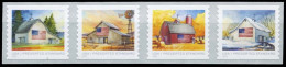 Etats-Unis / United States (Scott No.5687a - Fllags On Barns) [**] Strip - Nuevos